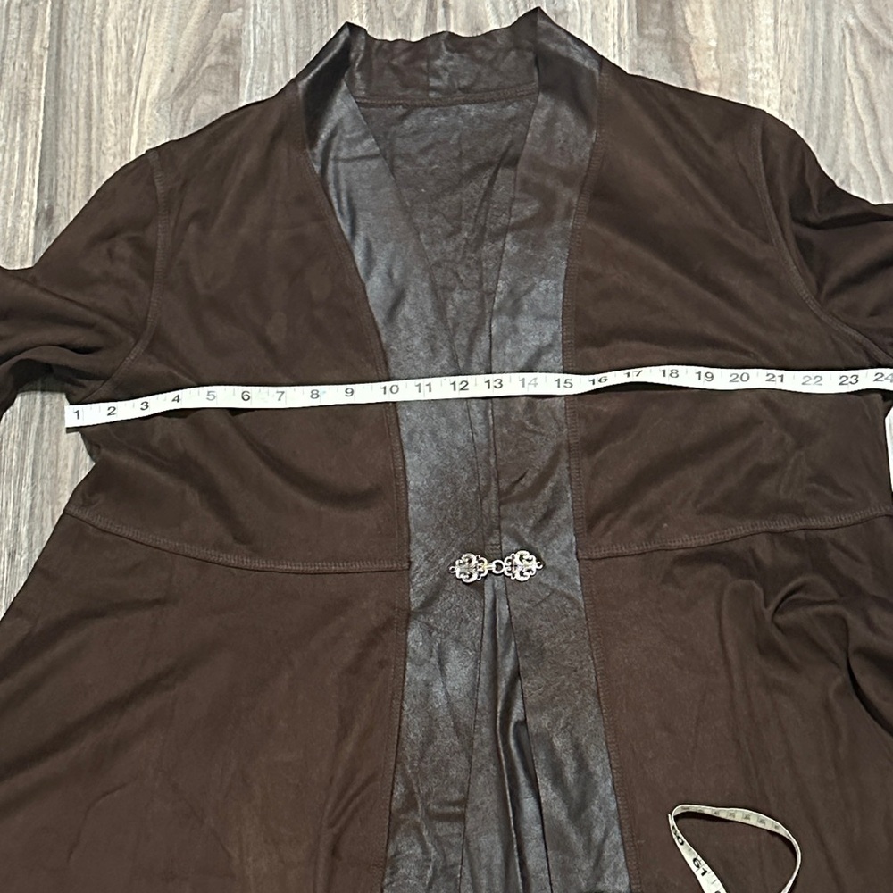 Chic Brown Women's Cardigan - Picture 8 of 12
